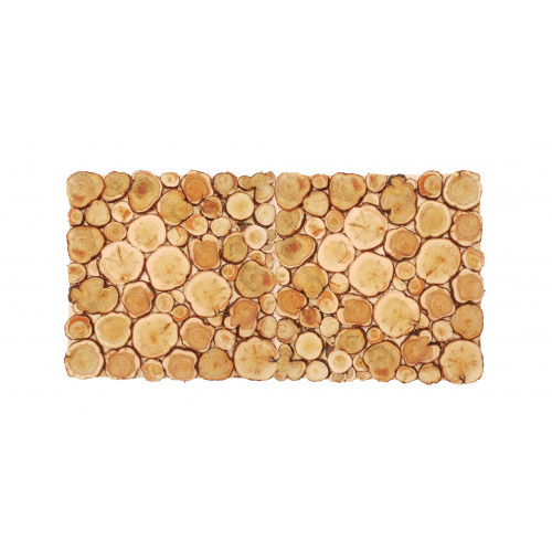 Панно из спилов можжевельника 1000х500 мм 3Д