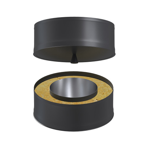 Сэндвич-заглушка BLACK (AISI 430) д.115*200