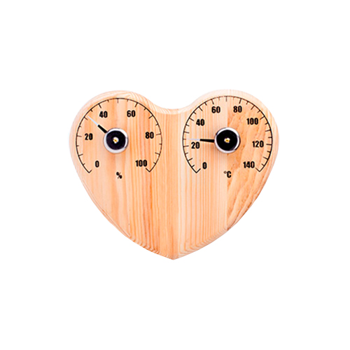 Термометр для сауны СБО-3тг банная станция+гигрометр сердце