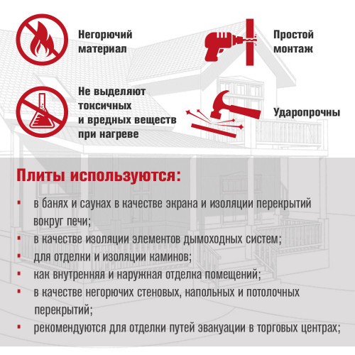 Плита ДЕКОР (1200х800х9) Серый камень №1008 Горизонталь