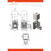 Печь для бани ASTON «Шторм 16» (ДТ-4С) Long с баком на трубе 50л Ø120 (AISI 439) «ШТОРМ»
