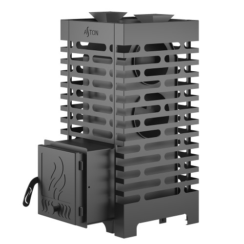 Печь для бани ASTON 20 с баком на трубе 50л Ø115 (AISI 439)