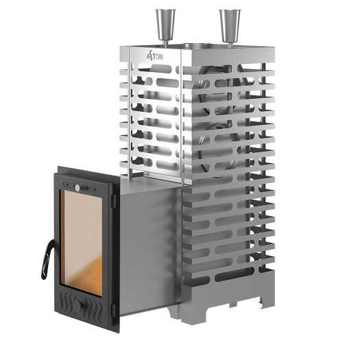 Печь для бани ASTON 24 INOX (310М) Long диаметр дымохода: 115 мм