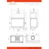 Каминная топка ASTON MINISTR 11.680 L диаметр дымохода: 180 мм