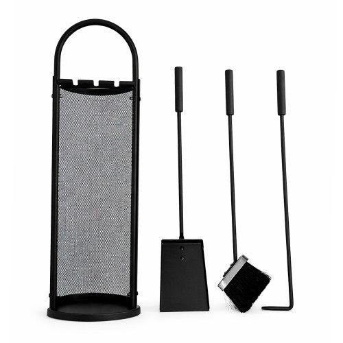 Набор каминный EVEREST K182-B-A черный (23*15*66см)