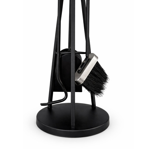 Набор каминный EVEREST K174-XB никель/ черный (20*66см)