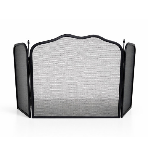 Экран каминный EVEREST FS48-B черный (57*108см)