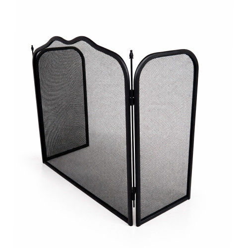 Экран каминный EVEREST FS48-B черный (57*108см)