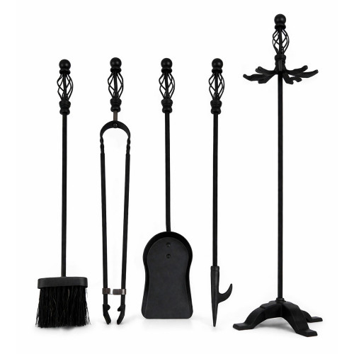 Набор каминный EVEREST K23-B черный (21*21*66см)