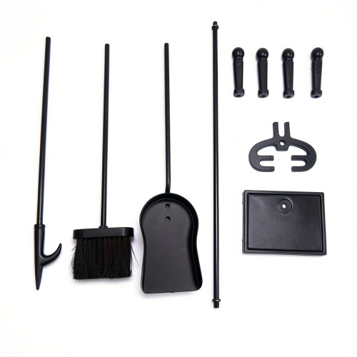 Набор каминный EVEREST K9B-A черный (15*12*68см)