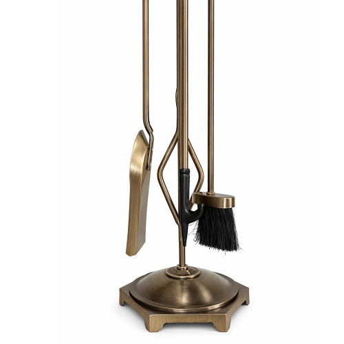 Набор каминный EVEREST K3-А  античная латунь (24*24*83см)