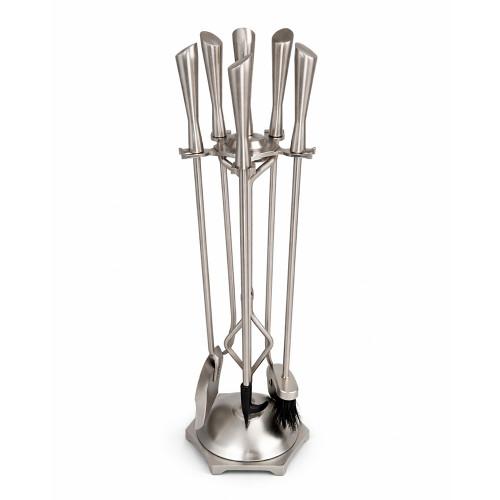 Набор каминный EVEREST K3-S никель (24*24*83см),