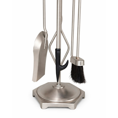 Набор каминный EVEREST K3-S никель (24*24*83см),