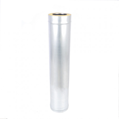 Сэндвич-труба Сталь+Оц (1,0мм), L-1м диаметр дымохода: 115х200 мм