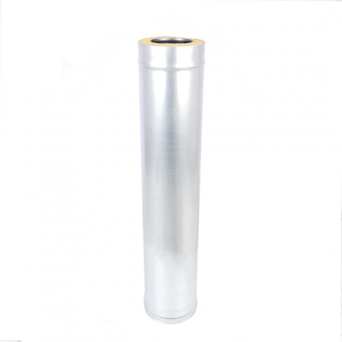 Сэндвич-труба Сталь+Оц (1,0мм), L-1м диаметр дымохода: 120x200 мм
