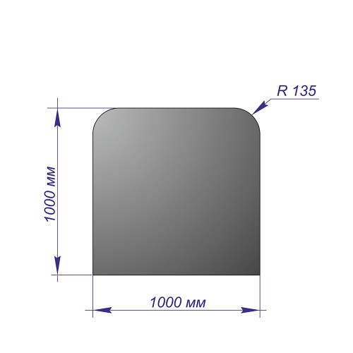 Лист напольный 1000*1000*1,5 R135 медь