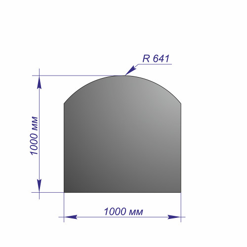 Лист напольный 1000*1000*1,5 R641 медь