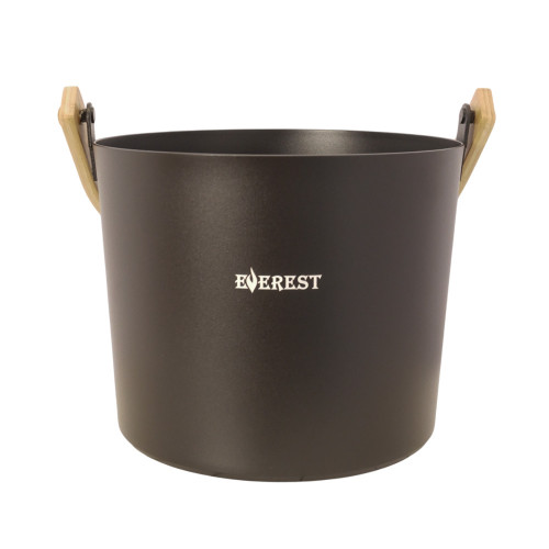 Ведро EVEREST 5л, алюминий BLACK (TG-44)