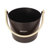 Ведро EVEREST 5л, алюминий BLACK (TG-44)