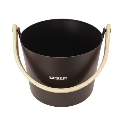 Ведро EVEREST 5л, алюминий BLACK (TG-44)