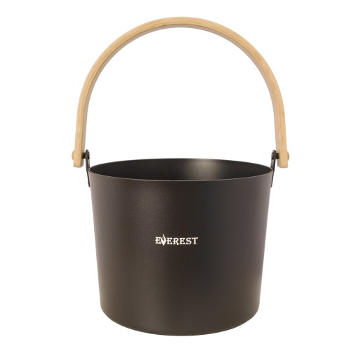 Ведро EVEREST 5л, алюминий BLACK (TG-44)