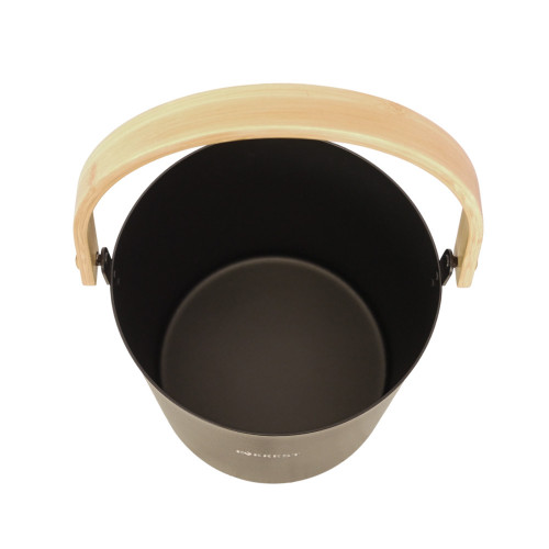Ведро EVEREST 5л, алюминий BLACK (TG-44)