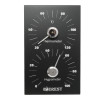 Термогигрометр EVEREST Line, алюминий BLACK (TG-23)