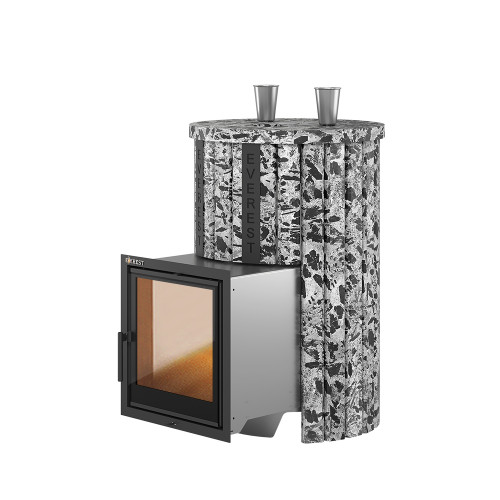 Печь для бани Эверест Steam Master 30 НЕРЖ. (227М) Ламель Пироксенит Элит, S-20