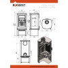 Печь-камин EVEREST H12РM