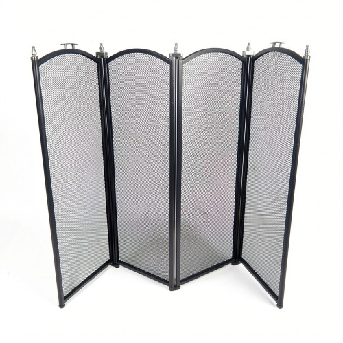 Экран каминный EVEREST FS201-B-B черный (61*96см)