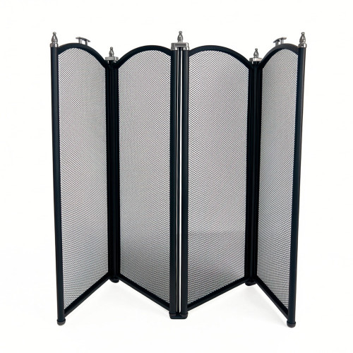 Экран каминный EVEREST FS201-B-B черный (61*96см)