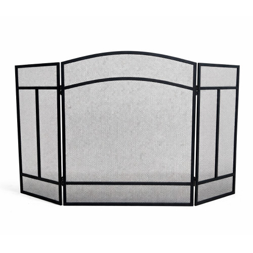 Экран каминный EVEREST FS135-B черный (71*122см)