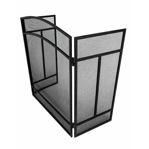 Экран каминный EVEREST FS135-B черный (71*122см)