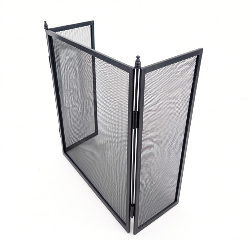 Экран каминный EVEREST FS145-B черный (53*81см)