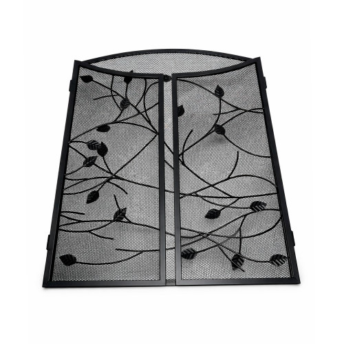 Экран каминный EVEREST FS125-B черный (74*122см)