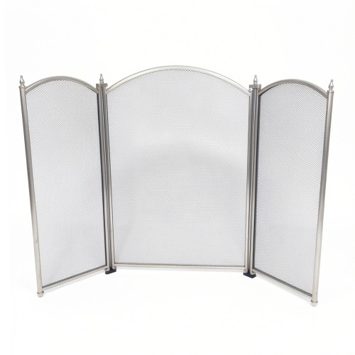 Экран каминный EVEREST FS202-B-C никель (53*85см)