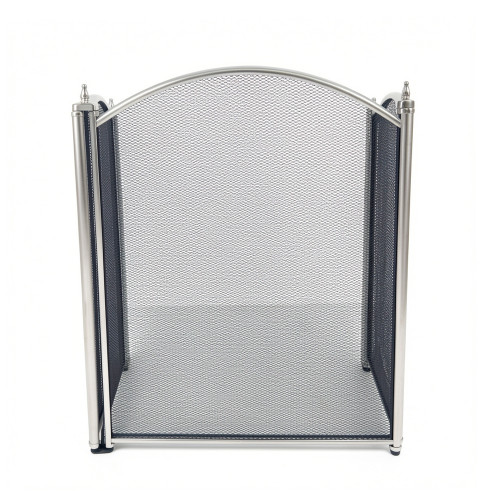 Экран каминный EVEREST FS202-B-C никель (53*85см)