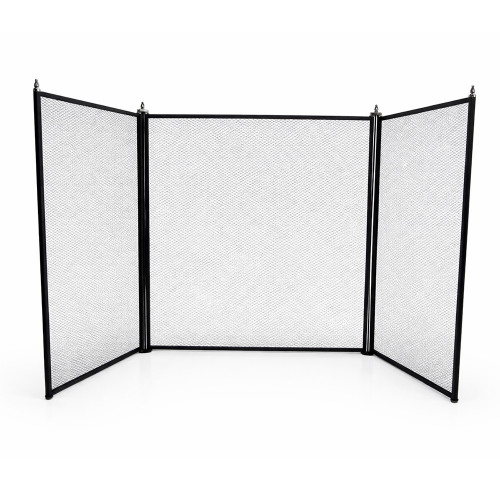 Экран каминный EVEREST FS202-B-A черный (81*132см)