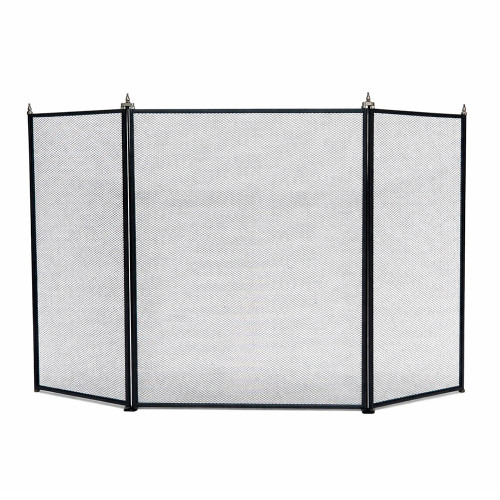 Экран каминный EVEREST FS202-B-A черный (81*132см)