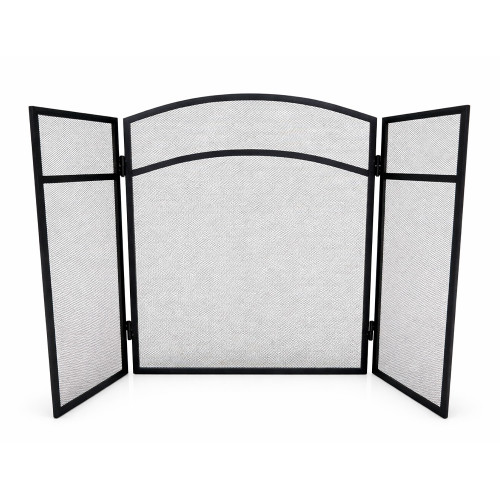 Экран каминный EVEREST FS96-B черный (61*96см)