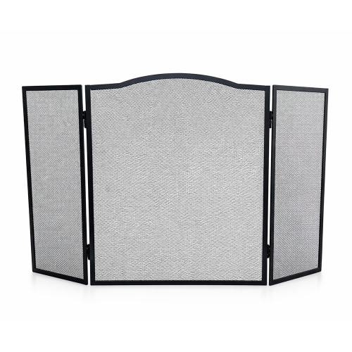 Экран каминный EVEREST FS115-B черный (61*96см)