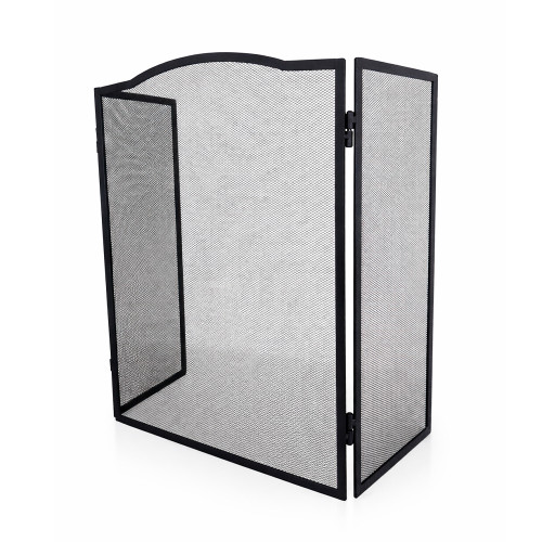 Экран каминный EVEREST FS115-B черный (61*96см)