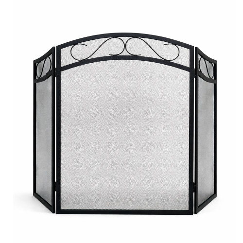 Экран каминный EVEREST FS132-B черный (79*118см)