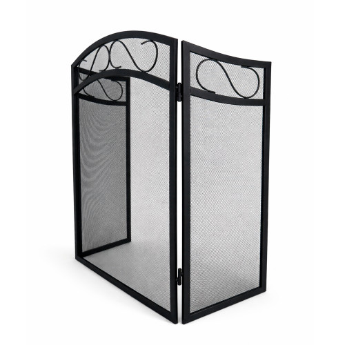 Экран каминный EVEREST FS132-B черный (79*118см)