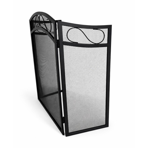 Экран каминный EVEREST FS132-B черный (79*118см)