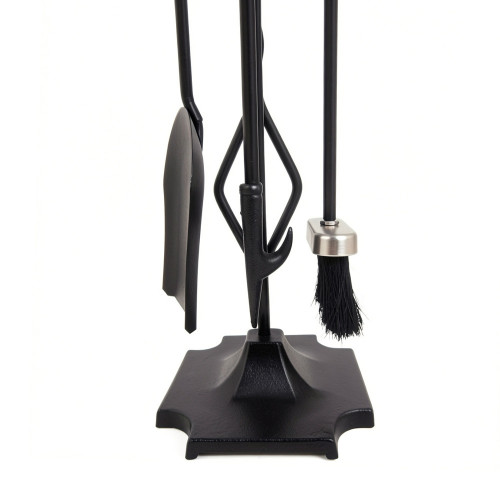 Набор каминный EVEREST K1-SB никель/черный (19*19*81см)