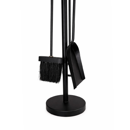 Набор каминный EVEREST K239-XB никель/черный (15*15*56см)