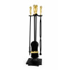 Набор каминный EVEREST K1-PB латунь/черный (19*19*81см)