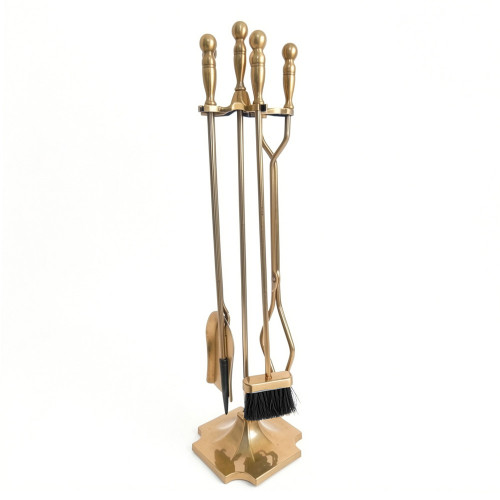 Набор каминный EVEREST K1-А  античная латунь (19*19*81см)