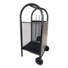 Дровница EVEREST H100-B-B черный (35*32*81см)